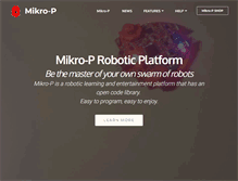 Tablet Screenshot of mikro-p.com